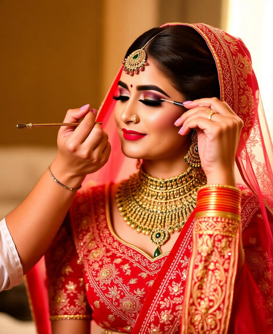 Bridal & Occasion — bridal & makeup service at Bounce & Craft salon