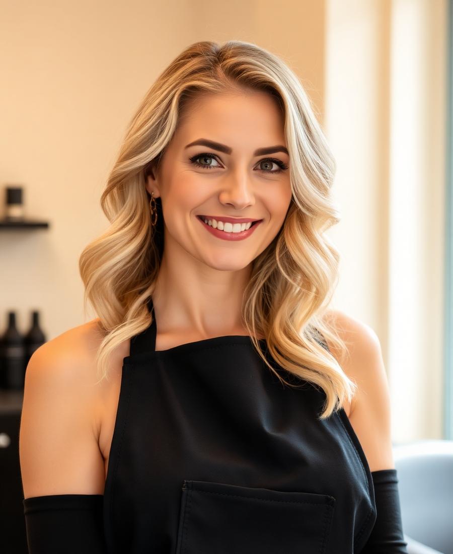 Elena Novak, Master Colourist · Balayage at Bounce & Craft salon